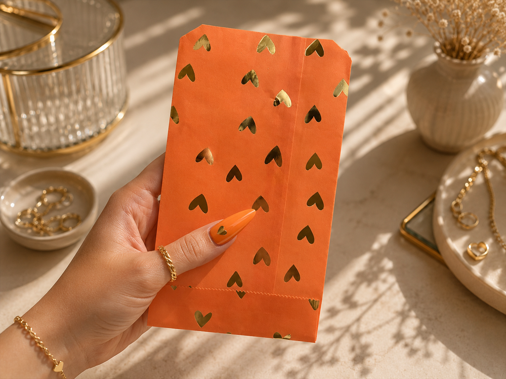 Kit emballage bijoux – pochons organza, cartes & pochettes (48 pièces)