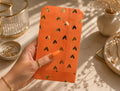 Pochettes Papier Rose Cœurs Dorés – Sachets Emballage Bijoux – Pochette Cadeau Boutique – Packaging Bijoux 12 × 22 cm (≈ 4.7 × 8.7 inches)