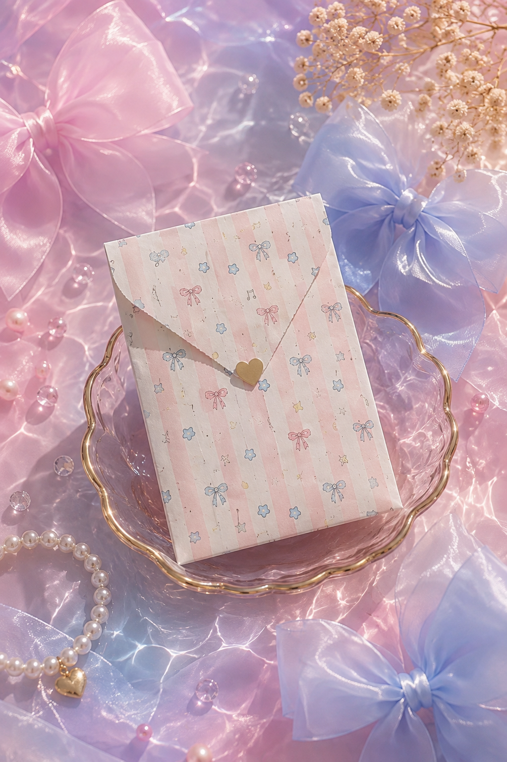 Sacs cadeaux papier rose rayé x10 – Pochette emballage bijoux, packaging créateur, petit sachet cadeau mignon, sac cadeau pastel
