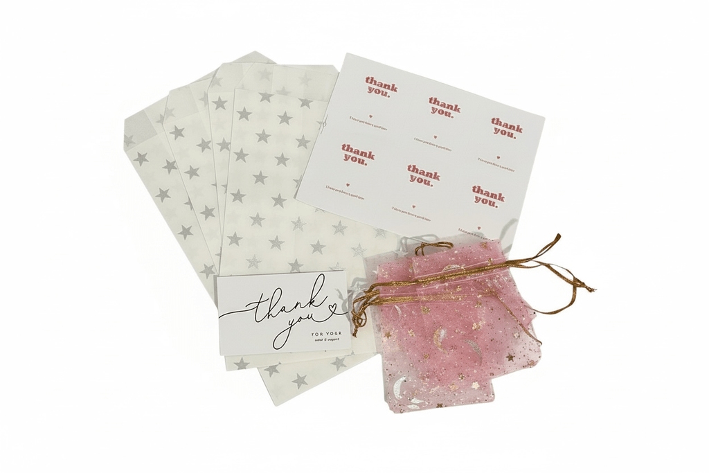 Kit Emballage Bijoux 40 pièces – Étoiles Argentées | Créatrices Bijoux perles bijoux - Perlatopia