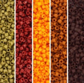 Mix Miyuki Delica 11/0 Autumn – 5 couleurs – 25 g perles bijoux - Perlatopia