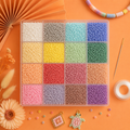 🌸 Miyuki Delica 11/0 – Colorpack Pastel – 16 couleurs perles bijoux - Perlatopia