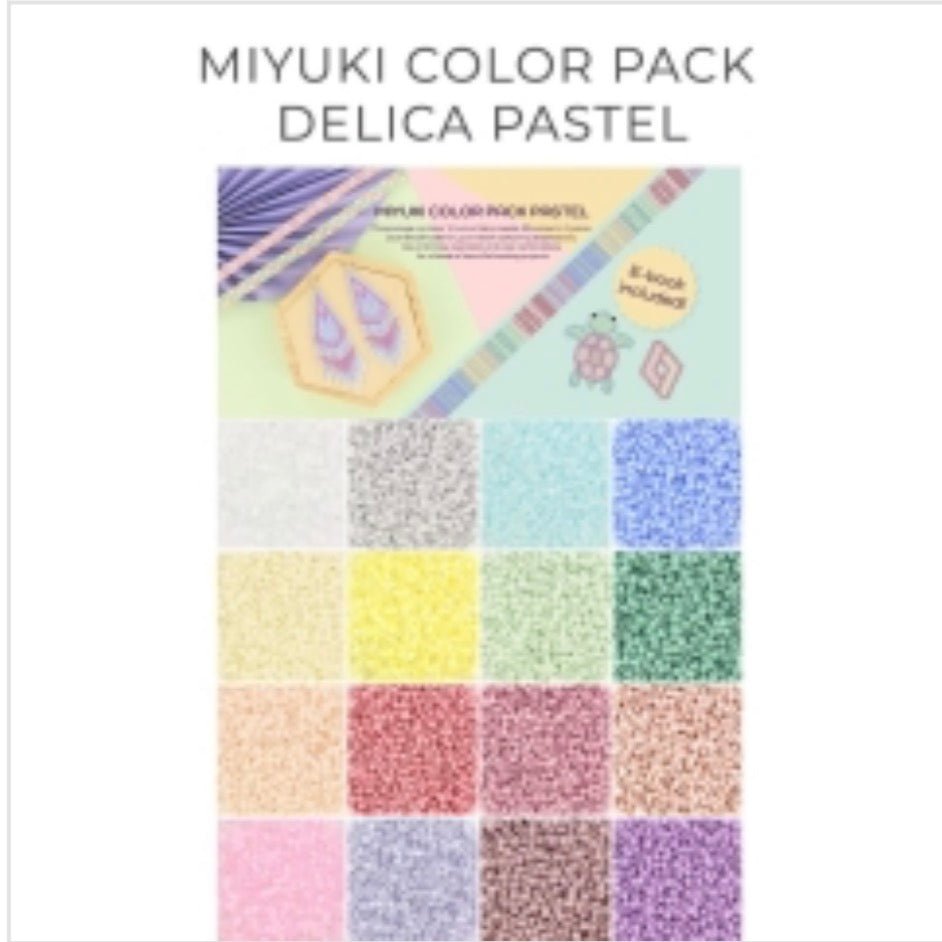 🌸 Miyuki Delica 11/0 – Colorpack Pastel – 16 couleurs perles bijoux - Perlatopia