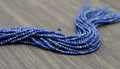 Perles Lapis Lazuli Naturelles Facettées 4mm | Lot 20 | Perlatopia perles bijoux - Perlatopia