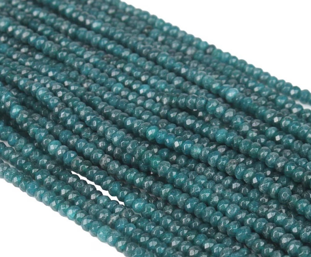 Perles Saphir Indien Facettées 4mm | Lot 20 | Perlatopia perles bijoux - Perlatopia